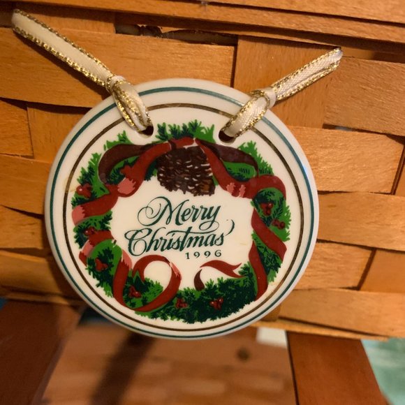 Bundle 𝅺2 Longaberger 1996 Handwoven Large/Small Square Baskets   12'' - Picture 11 of 16